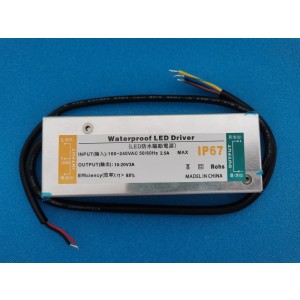 IP67 Waterproof 100W 10-20V 3A High Power Led Driver Constant Current Lighting Transformers For Infrared IR 730/850/940NM