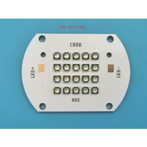 Epileds 20Leds 60W 30-36V 0.7-1.4A 560nm-570nm Green-Yellow LED Emitter Light 