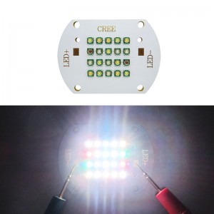 60W Cree XPE XP-E Xlamp Led Beads Emitter Moudle White + Warm White + Blue + Red + Green