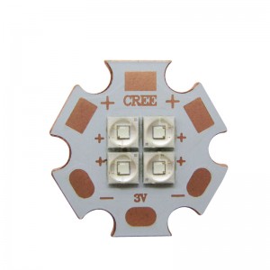 Cree XPE2 XP-E2 4Leds 3V V 12V Royal Blue Led Emitter Lamp Light On 20MM Copper Star PCB Board