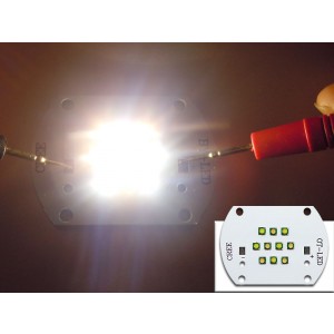 50W Cree XP-G Led Emitter Light 5PCS White 6000K + 5PCS Warm White 3000K 30-36V 1500mA