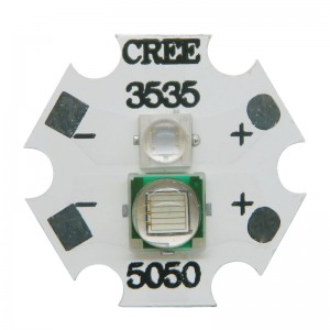 EpiLed UV 420nm 3W + EpiLed XML T6 Royal Blue 10W Led Emitter Lamp Light On 20MM Aluminum PCB Board