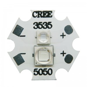 EpiLed UV 420nm 3W + EpiLed XML2 Royal Blue 10W Led Emitter Lamp Light On 20MM Aluminum PCB Board