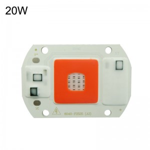 6040 AC220V 20W 30W 50W Full Spectrum Red Blue Integrated COB Led Emitter Light Source For DIY Plant Grow Spotlight Lightings