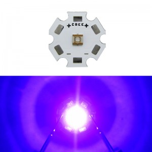SemiLEDs N3535U-UNL1-A1G11H 3W UV Led Light 3.4-3.6V 350-1000MA 410NM - 420NM 420-425nm For Special Chemical Detection
