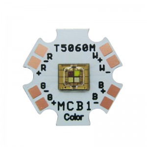Semileds RGBW 5060 T5060M MCB1 TM841H High Power Led Emitter Lamp Light Red 620NM - 635NM Green 520NM - 535NM Blue 450NM - 460NM White 6000K - 7000K