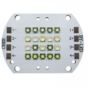 4 Channel 20Leds Cree XPE XP-E + Epileds DIY Custom Led Lamp Light 