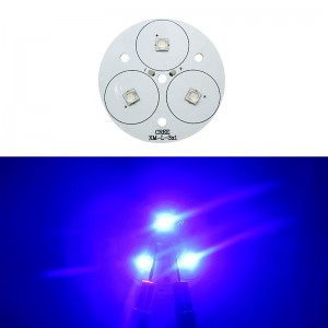 Epileds 30W XML2 XM-L2 T6 Royal Blue 450-455NM High Power Led Emitter Lamp Light On 50MM Diameter PCB Board