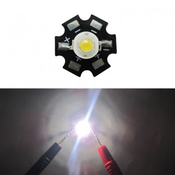 3W 5W White Full Spectrum Water Plants Grow Led 380-840NM CRI 93-95 Led Emitter Lamp Light On 20MM PCB Board