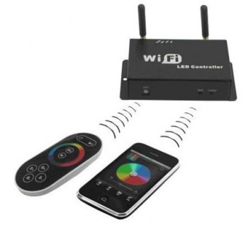 WF100 WiFi RGB LED Controller Control LED Lights With Smartphone IOS & Android Device