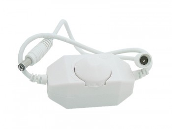 Inline Knob Style LED Dimmer 1 Channel 2A/Ch DC12-24V