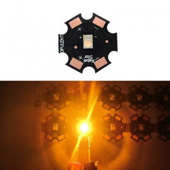 Philips Luxeon Rebel ES Amber Yellow 590-595NM Led Emitter Lamp Light Lighting