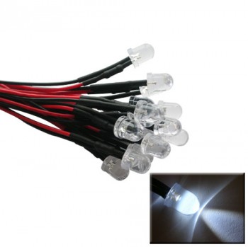 Pre-wired 10mm LED light